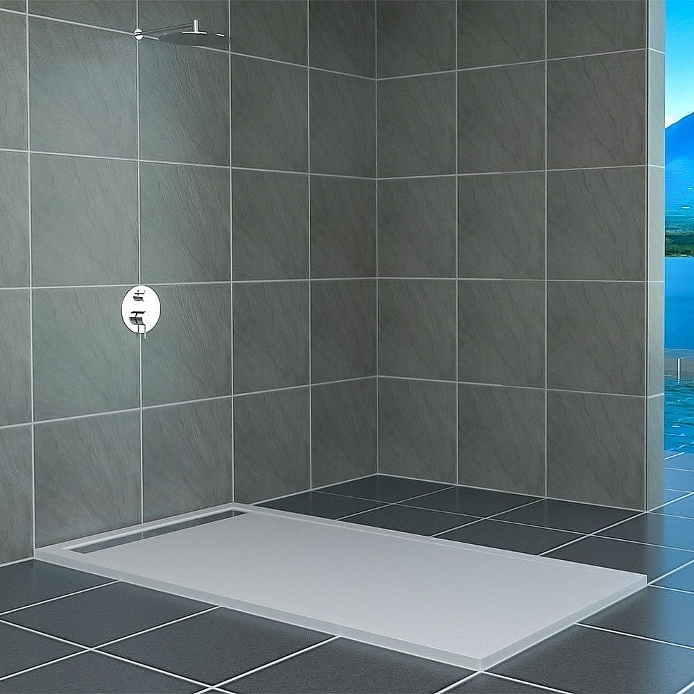 Душевой поддон RGW STM-W Stone Tray 14202910-01 90x100 белый купить в интернет-магазине Sanbest