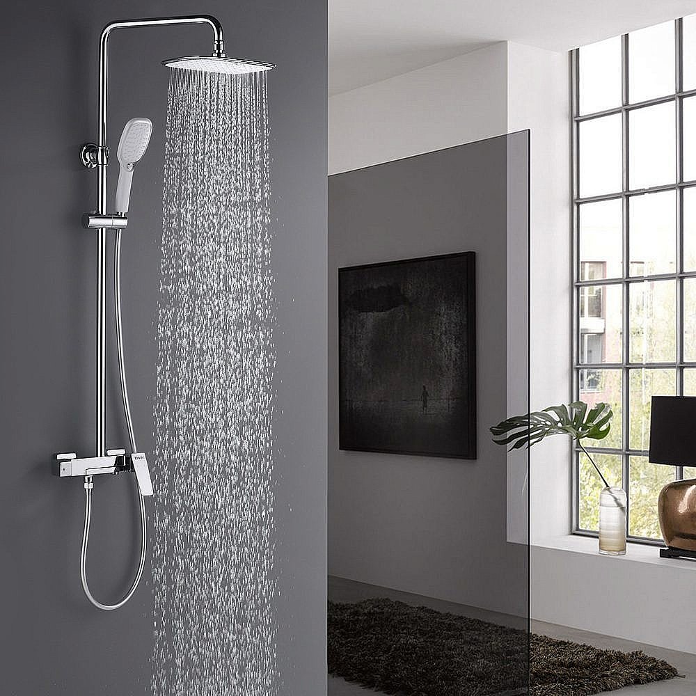 Душевая система Black&White Universe UK8500C хром купить в интернет-магазине сантехники Sanbest