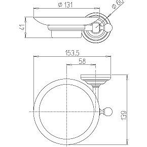 Мыльница PAINI Duomo 88CR021BI хром купить в интернет-магазине сантехники Sanbest