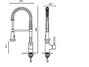 Смеситель для кухни Schein Kitchen 50302/1059024 купить в интернет-магазине сантехники Sanbest