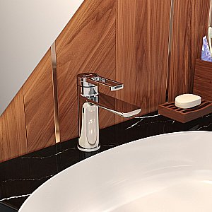 Смеситель для раковины Elghansa Brabant 1613878 хром купить в интернет-магазине сантехники Sanbest