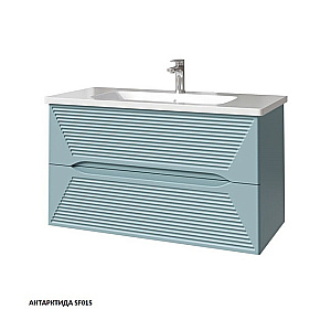 Тумба с раковиной Caprigo Modo-Terza 100 с интегрированной ручкой, цвет на выбор для ванной в интернет-магазине Sanbest