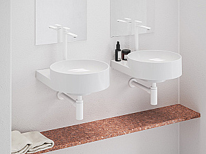 Смеситель для раковины Ravak Eleganta EL 015.11WV BeCool X070420 белый вельвет купить в интернет-магазине сантехники Sanbest