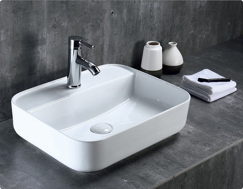 Раковина накладная Belbagno 50 BB1321 белая купить в интернет-магазине Sanbest