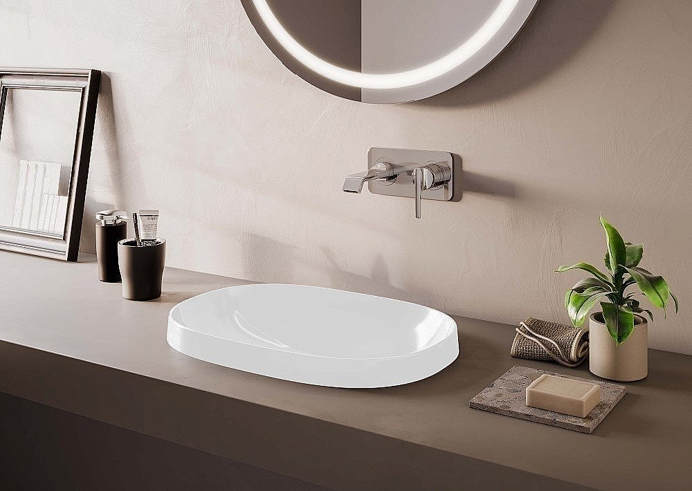 Раковина VitrA Frame 56 5652B403-0016 белая купить в интернет-магазине Sanbest