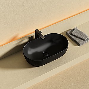 Раковина Ceramica Nova Twist CN12001MB черная матовая купить в интернет-магазине Sanbest