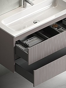 Тумба с раковиной Sancos SNOB T SNT100SM 100 Doha Soft для ванной в интернет-магазине Sanbest