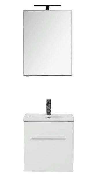 Тумба с раковиной Aquanet Порто 50 для ванной в интернет-магазине Sanbest