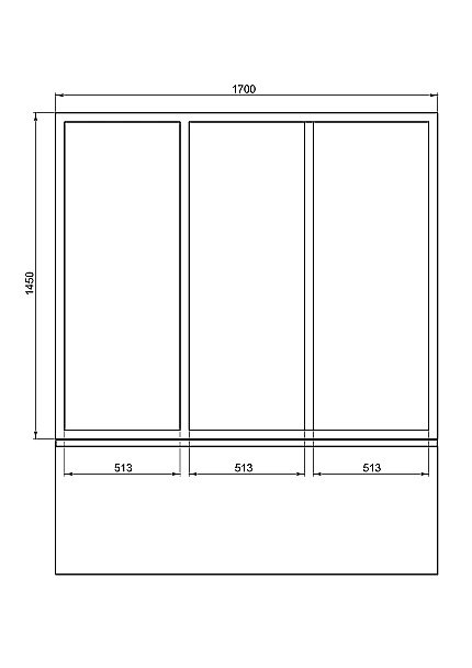 Шторка для ванны BAS ШТ00064 170 купить в интернет-магазине Sanbest