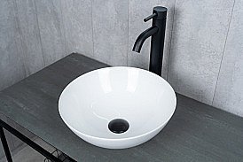 Раковина накладная Gid 9081W белая купить в интернет-магазине Sanbest