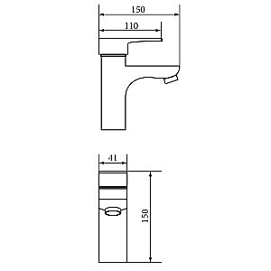 Смеситель для раковины Veragio Gritt VR.GTT-7010.CR хром купить в интернет-магазине сантехники Sanbest