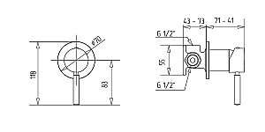 Смеситель для душа Migliore FORTIS GOLD 27985 золото купить в интернет-магазине сантехники Sanbest