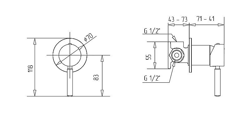 Смеситель для душа Migliore FORTIS GOLD 27985 золото купить в интернет-магазине сантехники Sanbest