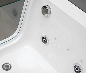 Ванна акриловая CeruttiSpa 9948 170x80 с гидромассажем белая купить в интернет-магазине Sanbest