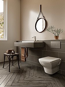 Унитаз подвесной Bien Dor DRKA050AMVP1W5000 белый, с крышкой микролифт купить в интернет-магазине Sanbest