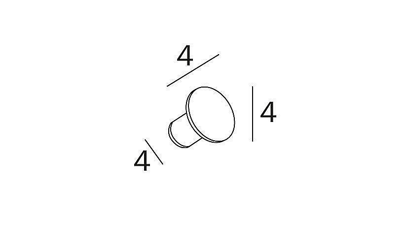 Крючок Inda One AV120ACR хром купить в интернет-магазине сантехники Sanbest