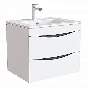 Тумба с раковиной IDDIS Cloud CLO60W0i95K 60 белая для ванной в интернет-магазине Sanbest