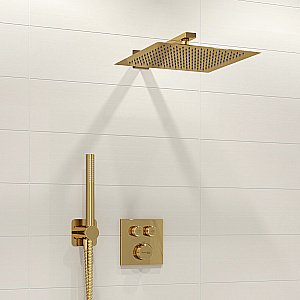 Душевая система WasserKRAFT Sauer A7148.183.261.280.197.281 Thermo золото купить в интернет-магазине сантехники Sanbest