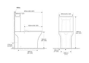 Унитаз напольный SantiLine SL-5022 безободковый, с бачком, с крышкой микролифт, белый купить в интернет-магазине Sanbest
