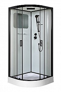 Душевая кабина Niagara Premium NG- 6902-01 BLACK 100x100 купить в интернет-магазине Sanbest