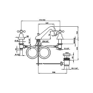 Смеситель для раковины Cisal ARCANA CERAMIC AC00102024 золото купить в интернет-магазине сантехники Sanbest