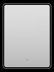 Зеркало с LED-подсветкой Misty MERCURY 60x80 черное в ванную от интернет-магазине сантехники Sanbest