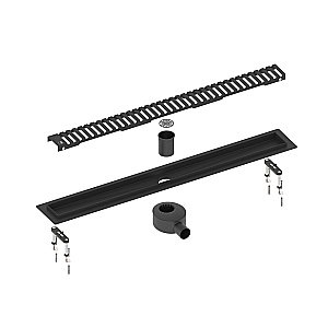 Душевой лоток TIMO Drain System 700 Lines DS230107/03 чёрный купить в интернет-магазине Sanbest