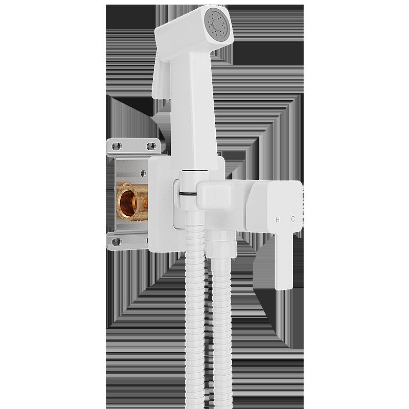 Гигиенический душ Elghansa 22Q0017-White (Set-112) белый купить в интернет-магазине сантехники Sanbest