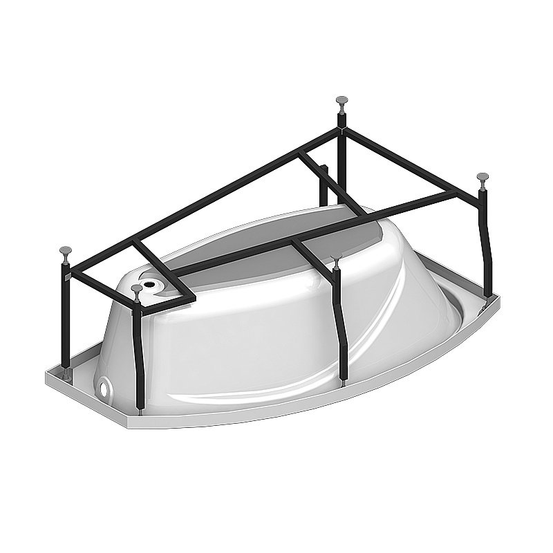 Ванна с гидромассажем Радомир София 169х99 РЕЛАКС ХРОМ белая купить в интернет-магазине Sanbest