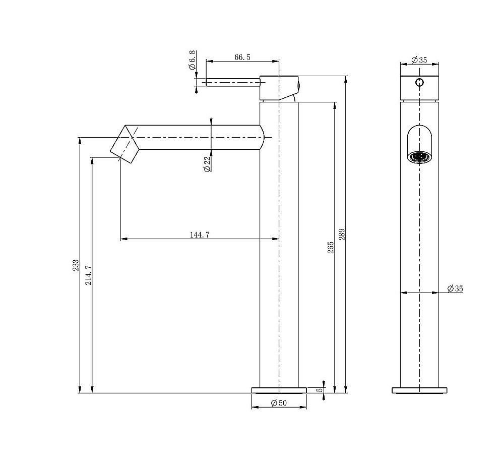 Смеситель для раковины высокий WONZON & WOGHAND WW-H1064-CR хром купить в интернет-магазине сантехники Sanbest