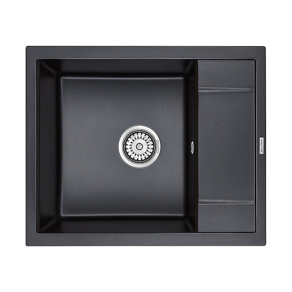 Мойка кухонная Paulmark Optimum PM216050-BLM черный купить в интернет-магазине сантехники Sanbest