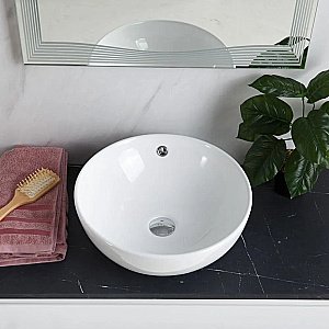 Раковина накладная Belbagno 43 BB1077 белая купить в интернет-магазине Sanbest