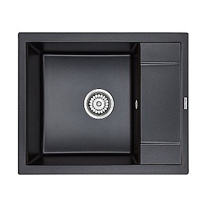 Мойка кухонная Paulmark Optimum PM216050-BLM черный купить в интернет-магазине сантехники Sanbest