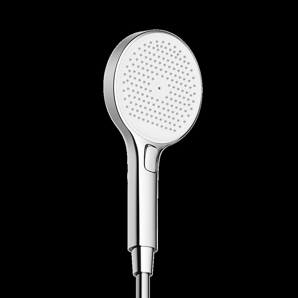 Душевая лейка Sancos Nok round SC6001CH-W хром/белый купить в интернет-магазине сантехники Sanbest