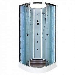 Душевая кабина DTO ЕМ1580 N LED с гидромассажем 80х80 купить в интернет-магазине Sanbest