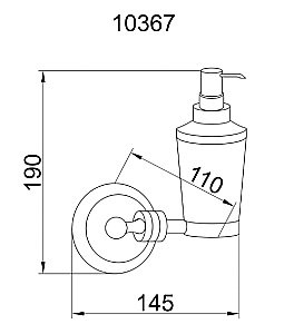 Диспенсер Boheme Hermitage 10367 купить в интернет-магазине сантехники Sanbest