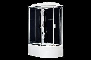 Душевая кабина Royal Bath RB8120BK5-BT-CH 120x80 профиль хром/стекло прозрачное купить в интернет-магазине Sanbest