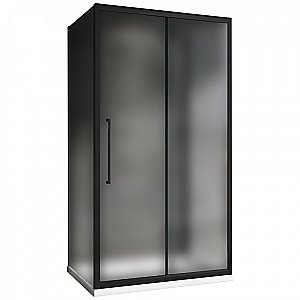 Душевой уголок ABBER Schwarzer Diamant AG30150BMH-S100BM-S100BM 150х100 стекло матовое/профиль черный купить в интернет-магазине Sanbest