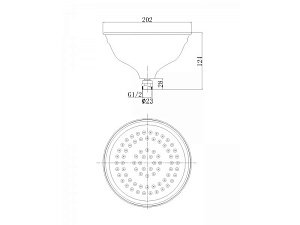 Душевая колонна Aksy Bagno Prestigio Ps701-2005-2001 бронза купить в интернет-магазине сантехники Sanbest