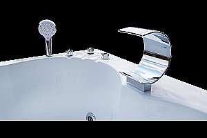 Акриловая ванна Royal Bath Hardon De Luxe RB083100DL 200x150 белая с гидромассажем купить в интернет-магазине Sanbest