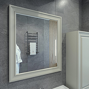 Зеркало Caprigo Ponza 13532-030.000.00.20 80 серый в ванную от интернет-магазине сантехники Sanbest