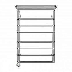 Полотенцесушитель электрический Terminus Арктур П8 500x796 с полкой левый/правый купить в интернет-магазине сантехники Sanbest