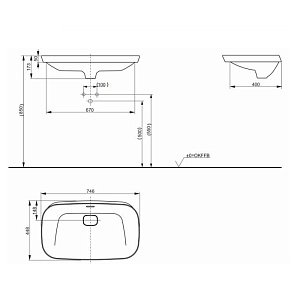 Раковина Toto Neorest Washbasin LW3717HY#XW 75 купить в интернет-магазине Sanbest