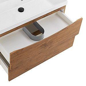 Тумба с раковиной Belbagno MARINO 90 2C-SO/BB900/450-LV-MR-AST дуб натуральный для ванной в интернет-магазине Sanbest