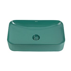 Раковина накладная ABBER Rechteck AC2204MBG зеленая матовая купить в интернет-магазине Sanbest
