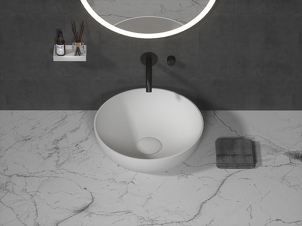 Раковина Boheme Monaco 35 879-35 белая матовая купить в интернет-магазине Sanbest