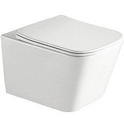 Унитаз подвесной Timo Soli TK-303 безободковый, с крышкой микролифт купить в интернет-магазине Sanbest