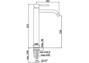 Смеситель для раковины Paffoni Light LIG081CR купить в интернет-магазине сантехники Sanbest