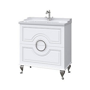 Тумба с раковиной с 2-мя ящиками Caprigo Valletta 80 бланж для ванной в интернет-магазине Sanbest