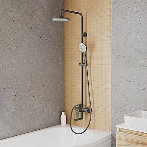 Душевая система D&K Bayern.Munchen DA1563706B18 графит купить в интернет-магазине сантехники Sanbest